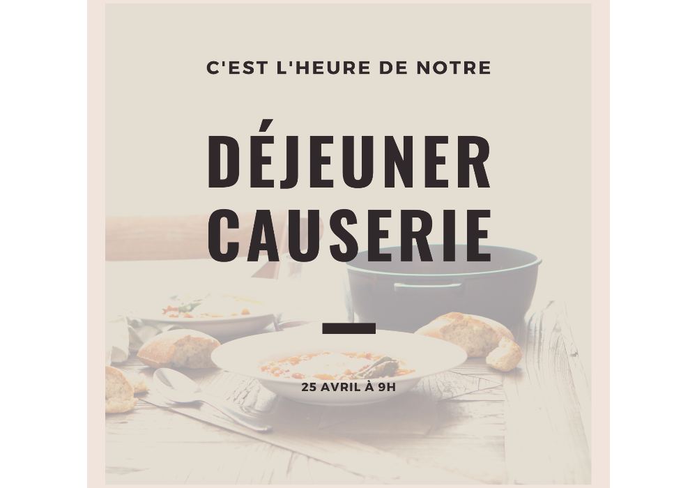 Déjeuner-causerie 5$